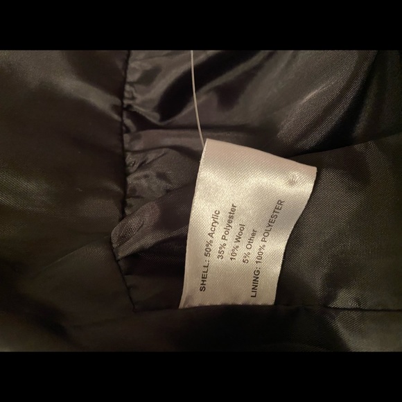 Artifacts brand 1x black/white patterned suit jackets lace trim cute pockets $25 - Picture 6 of 9
